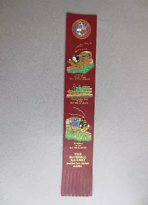 Leather BOOKMARK BLUEBELL RAILWAY Sheffield Park Uckfield Sussex Locomotives B • $4.96