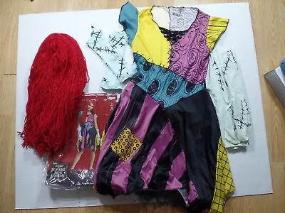 $34.99 • Buy NIGHTMARE BEFORE CHRISTMAS SALLY 5pc COSTUME, WOMENS MED (8-10)