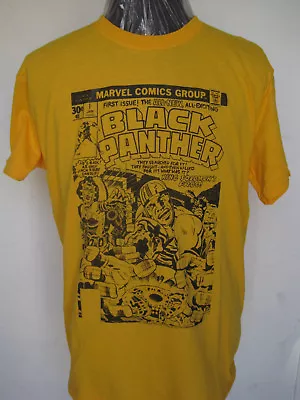 Black Panther T-shirt (MARVEL Comic Cover Issue 1 Retro Design) • £7.99