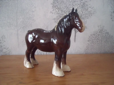 £9 • Buy Beswick Shire Horse Brown Gloss No 818