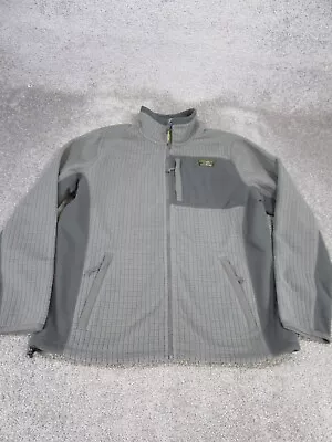 L.L. Bean Jacket Mens Large Mountain Classic Windproof Fleece Gray • $34.99