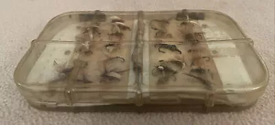 Bill DeWitt Pyra Shell Fly Case Wallet Style 45 Flies Included Fly Fishing • $38.40