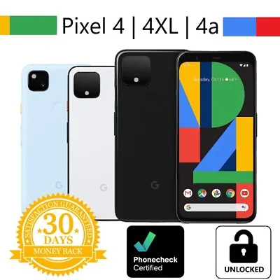 Google Pixel 4 | 4 XL | 4a  - 64GB | 128GB - (Unlocked) AT&T T-Mobile Verizon  • $114.95