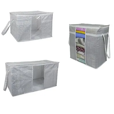 Underbed Clothes Storage Bags Ziped Organizer Wardrobe Closet Boxes Foldable • £4.99