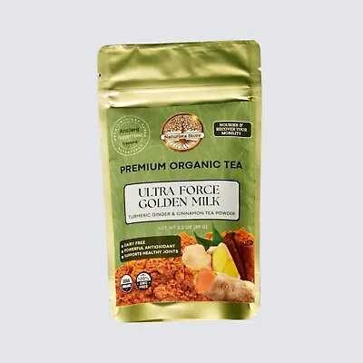 Organic Golden Milk Turmeric Ginger Cinnamon Tea Power 3.5oz • $25.98