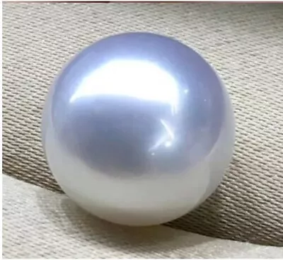 $35 • Buy Huge AAA 10-11mm Natural South Sea Genuine WHITE Round Loose Pearl Undrilled