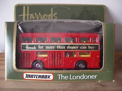 Vintage Matchbox Lesney The Londoner Harrods Diecast Double Decker Bus • £4.50