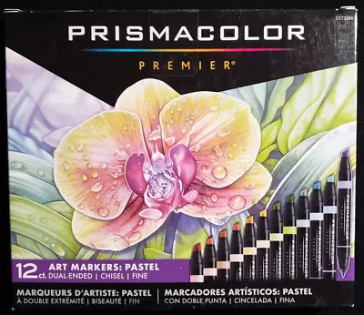 🌟Prismacolor Premier Art Markers 12 Color Pastel Set NEW Dual Ended Manga Anime • $24.99