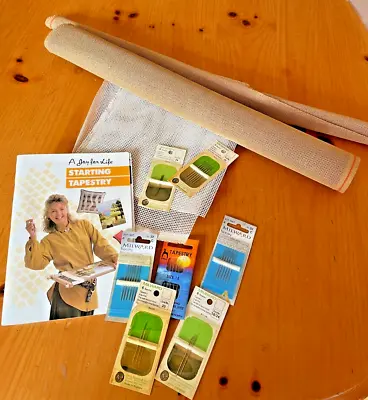 Tapestry Needles Starting Tapestry Book Canvases Various. Ideal Starter Kit • £15