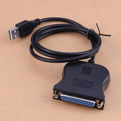 £5.56 • Buy Fit For Windows 98/00/XP Parallel Printer Cable Adapter PC LPT USB To 25Pin DB25