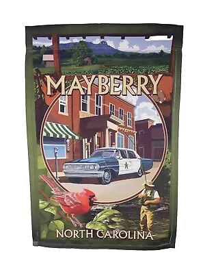 Mayberry RFD North Carolina Garden Flag ANDY BARNEY POLICE CAR • $19.99