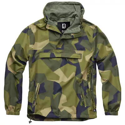 Brandit Summer Windbreaker Adjustable Breathable Mens Lining Swedish M90 Camo • $124.25