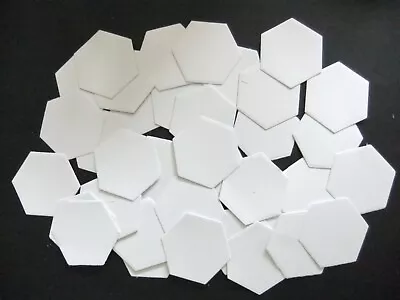 Set Of 50 English Paper Piecing ''HEXAGON'' Paper Templates -- 2'' X 1.7'' • £3.99