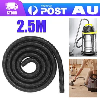 2.5M Universal Vacuum Cleaner Hose 32mm Spare Parts Pipe Tube Accessories Black • $19.99