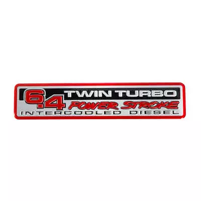 Ford Super Duty 6.4 Power Stroke Twin Turbo Intercooled Diesel Aluminum Emblem • $11.08