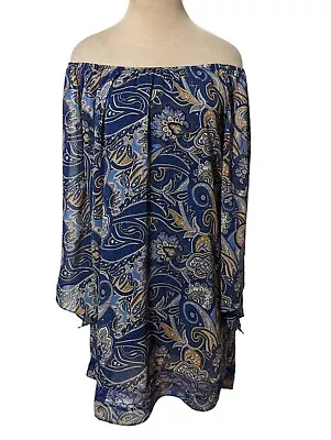 Alice + Olivia Mosaic Paisley Print Cari Dress Size Small • $55.21