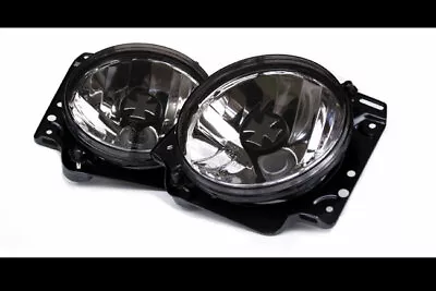 $79.99 • Buy VW Golf MK2 2 Crystal Clear Black Euro E-Code Headlight Headlamp Iron Cross