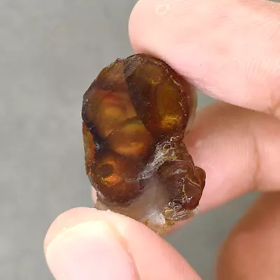 28.34 CT Beautiful Iridescent Mexican Fire Agate Rough Specimen #4 • $9.90