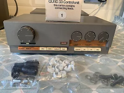 Quad 33 Control Unit Pre-amplifier PAT Tested • £180