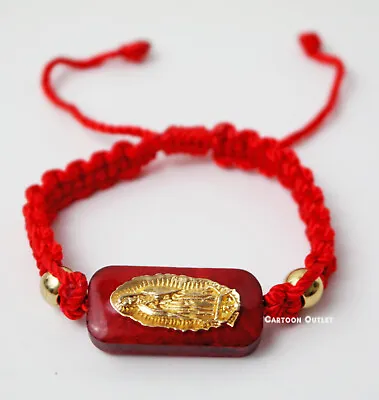 Guadalupe Bracelet Charm Red Rope Bracelet Unisex Virgen De Guadalupe Pulsera • $9.99