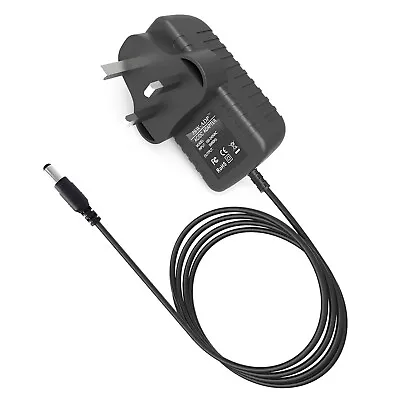 UK Plug Mains 9V 850mA AC-DC Adaptor Power Supply Negative Centre Polarity • £8.04