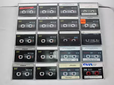 Dat Tape Audio Tapes Mixed Ampex/sony/quantegy ( Used / Pre-recorded Lot Of 20 ) • $95