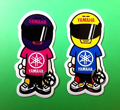 YAMAHA JAPANESE RACING TT SUPER MOTORBIKE MOTOGP VINYL DECAL STICKERS X 2 • $4.54