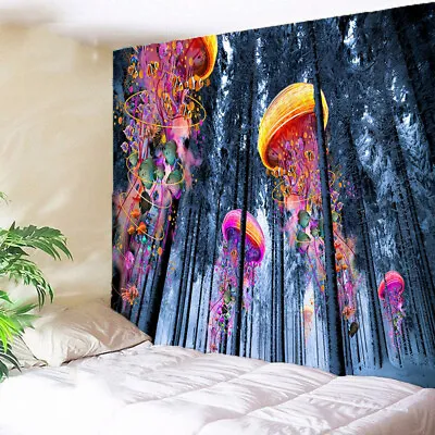 Large Tapestry Colorful Scenery 3D Wall Hanging Bedspread Throw Blanket Backdrop • $18.61