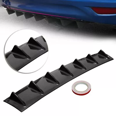 Universal Car Rear Lower Bumper Diffuser Fin Spoiler Lip Wing Splitter 33 L • $119.59