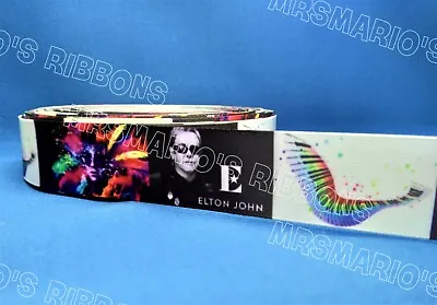 Elton John Music Design Satin Cake/craft/hair Ribbon @ MrsMario's • £1.79