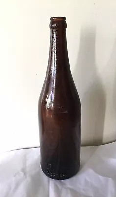 Old Vintage King Brown Long Neck Amber Glass Beer Bottle West Australian WA • $49