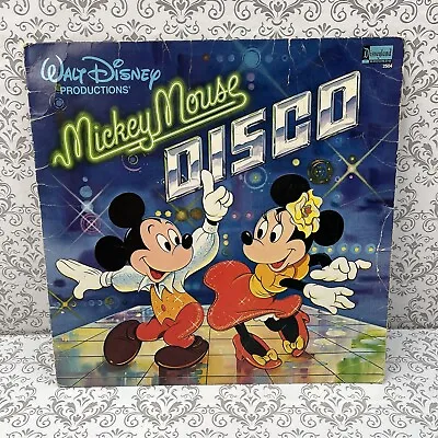 Walt Disney Mickey Mouse Disco Vinyl Record Album Disneyland 1979 Collectible • $7.99