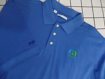 NWOT Ca TECHNOLOGIES  Employee  Golf Polo Shirt Men's 2XL BLUE • $24.90
