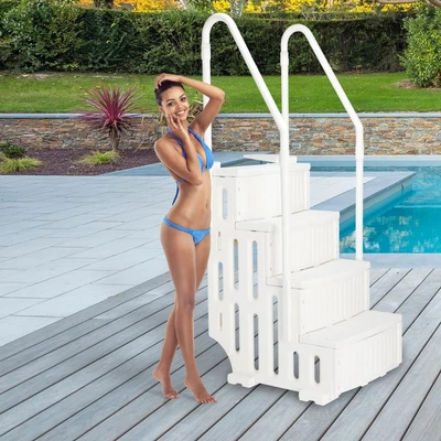 $259.98 • Buy VINGLI Pool Ladder Heavy-Duty 4 Safety Step For Above Ground Pools Stair Entry