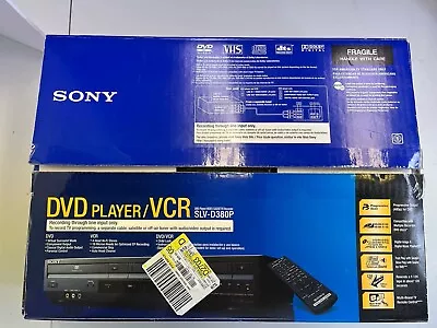 🔥🔥 Sony SLV-D380P DVD Recorder And VHS Combo NEW With Remote And A/V Cable • $249.97