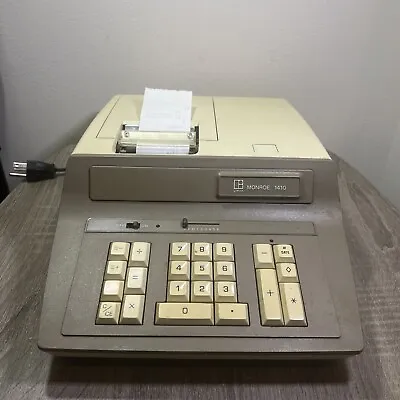 Vintage Litton Monroe 1410 Adding Machine Calculator • $39.95