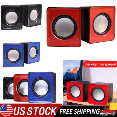 USB Power Mini Computer Speaker Stereo Music Loudspeakers For Desktop PC Laptop • $10.75