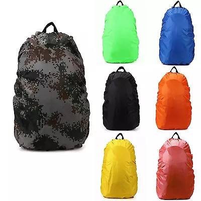 Waterproof Backpack Cover 35L 70L Bag Camping Hiking Outdoor Rucksack Rain Dust • £3.39