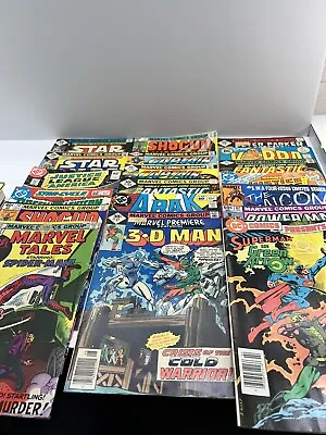 Lot Of 19 Vintage Scandal Marvel Comics Superman Spider-Man Green Lantern Etc • $35.50