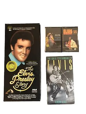 Elvis Presley Memorabilia Lot (VHS Sealed) Limited Edition/Reg Cassettes • $25