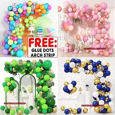 Balloon Arch Kit +Balloons Garland Birthday Wedding Party Baby Shower Decor UK • £1.99