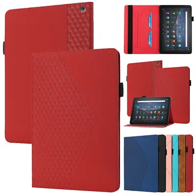 £14.99 • Buy For Amazon Kindle Fire HD 10 10.1  Tablet 11th Gen 2021 Leather Stand Case Cover