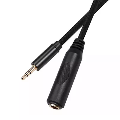 Connector TRS 1/8 Inch Plug To 1/4 Inch Jack Stereo Audio Adapter Cord • £4.75