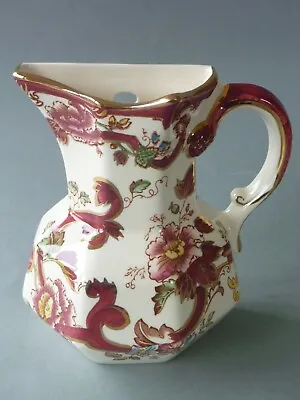 Masons Red Mandalay - Wall Pocket Vase - Half Hydra Jug • £25