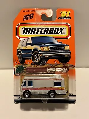 Matchbox Great Outdoors Series Truck Camper #61 2000 Mattel Wheels • $4.99
