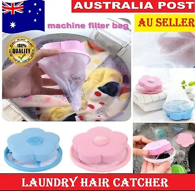 $9.99 • Buy Washing Machine Floating Pet Fur Catcher Ball Laundry Hair Lint Remover Tool AU