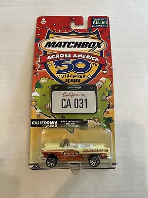 CALIFORNIA  Mattel Matchbox Across America 50th Birthday Cars • $3