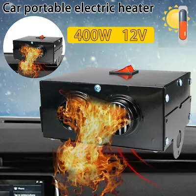 400W Electric Portable Car Heater 12V DC Heating Fan Defogger Defroster Demister • $19.99