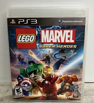 LEGO Marvel Super Heroes (Sony PlayStation 3 PS3 2013) Complete With Manual CIB • $8.99