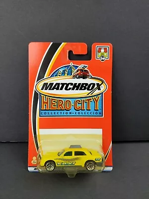 MATCHBOX 2003 #36 YELLOW TAXI CAB Hero City Diecast Car 97677 NEW • $2.97